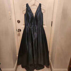 Dark Green Formal Betsy Adam Gown, Size 12P